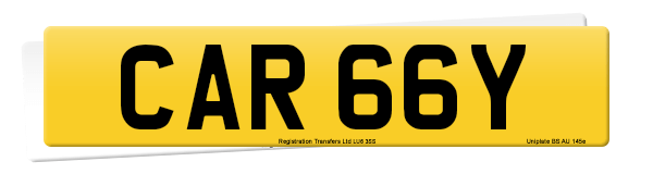 Registration number CAR 66Y